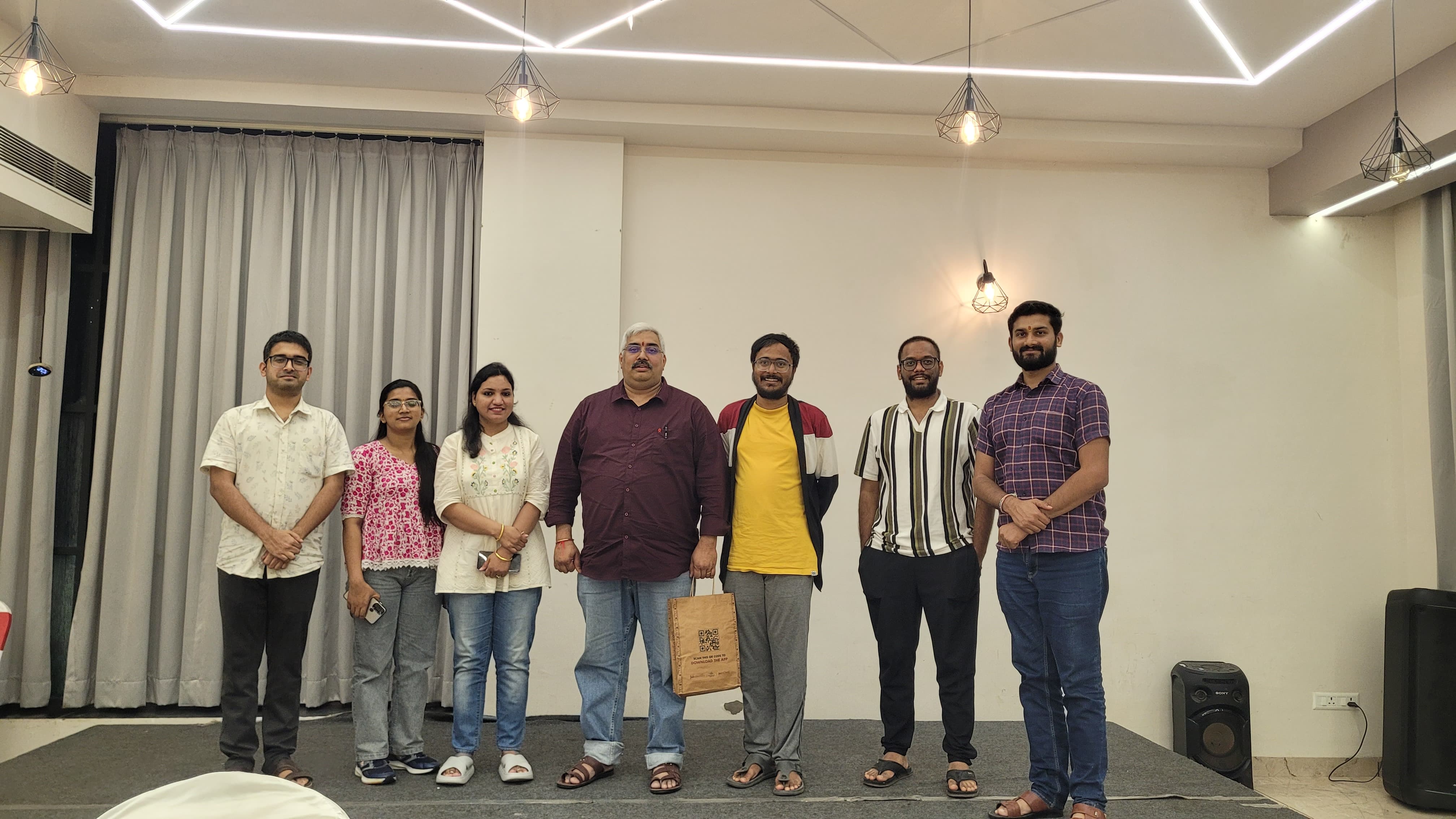 STLab's Students with Prof. Murthy (Group Snapshot)